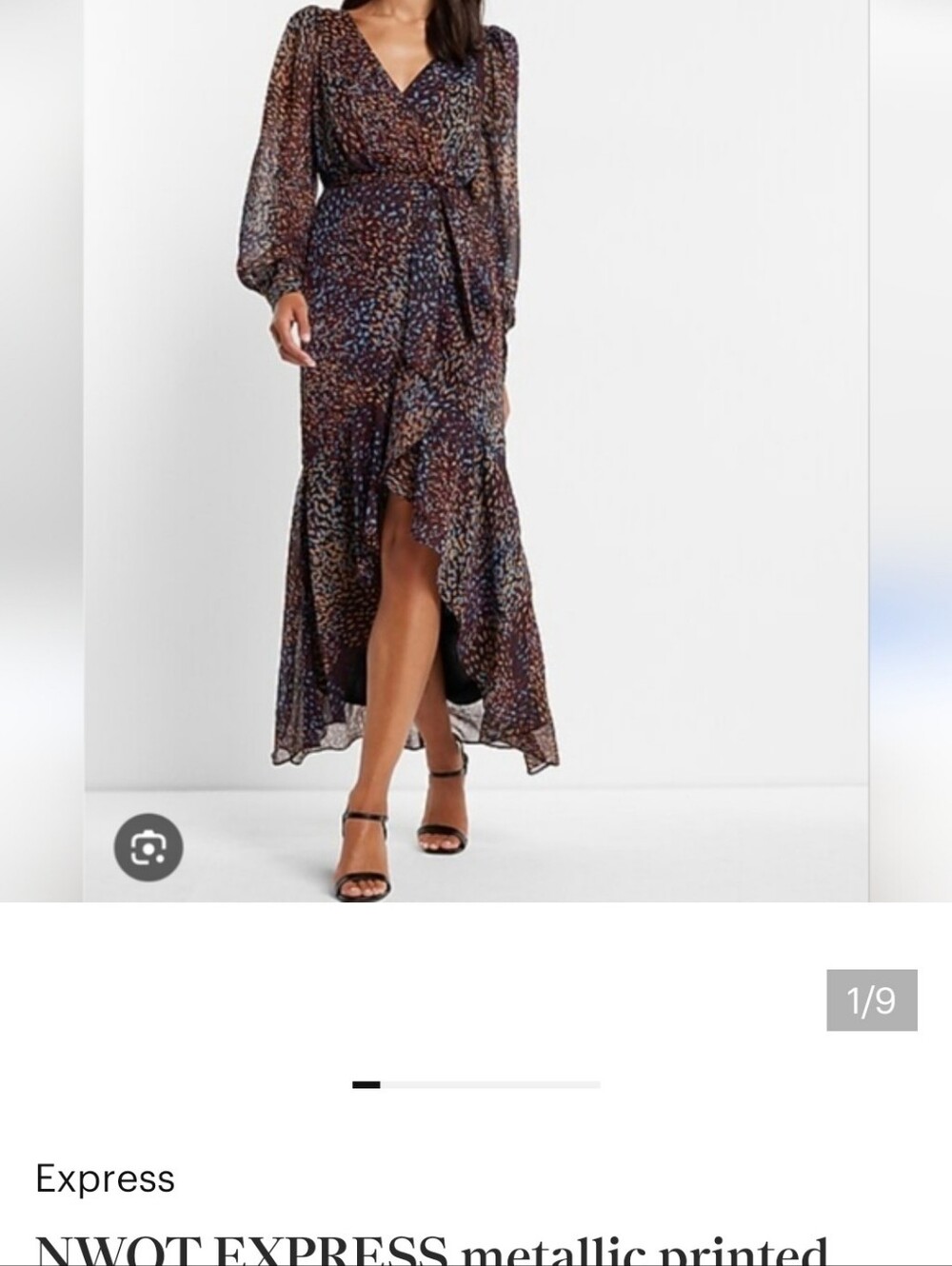 Express Ruffled Dress Size Medium